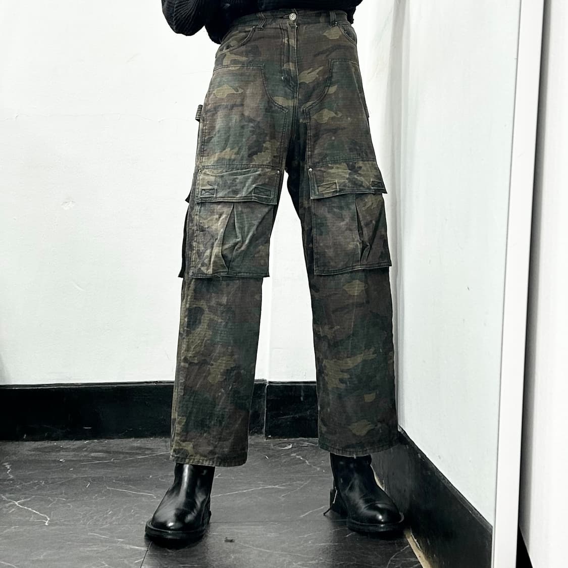 메종 미네드 립스탑 카모 카펜터 카고 팬츠 상품이미지2