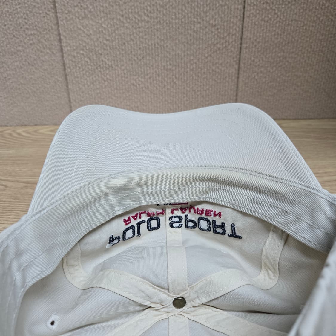 OS 폴로스포츠 90s 스펠아웃 볼캡 베이지 상품이미지7