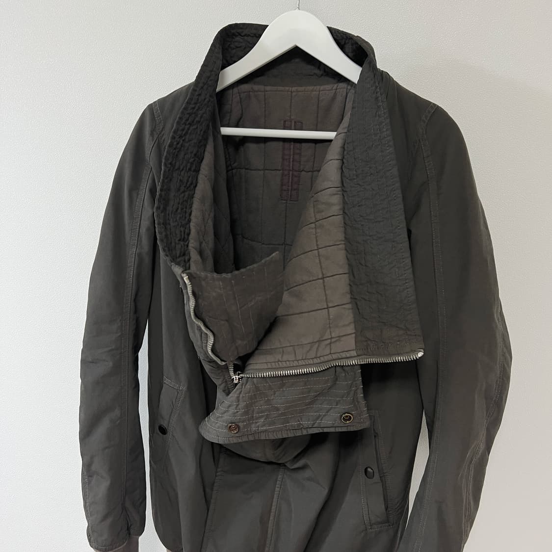 릭오웬스 14FW 익스플로더 파카 집업 봄버 자켓 다크 더스트 상품이미지4