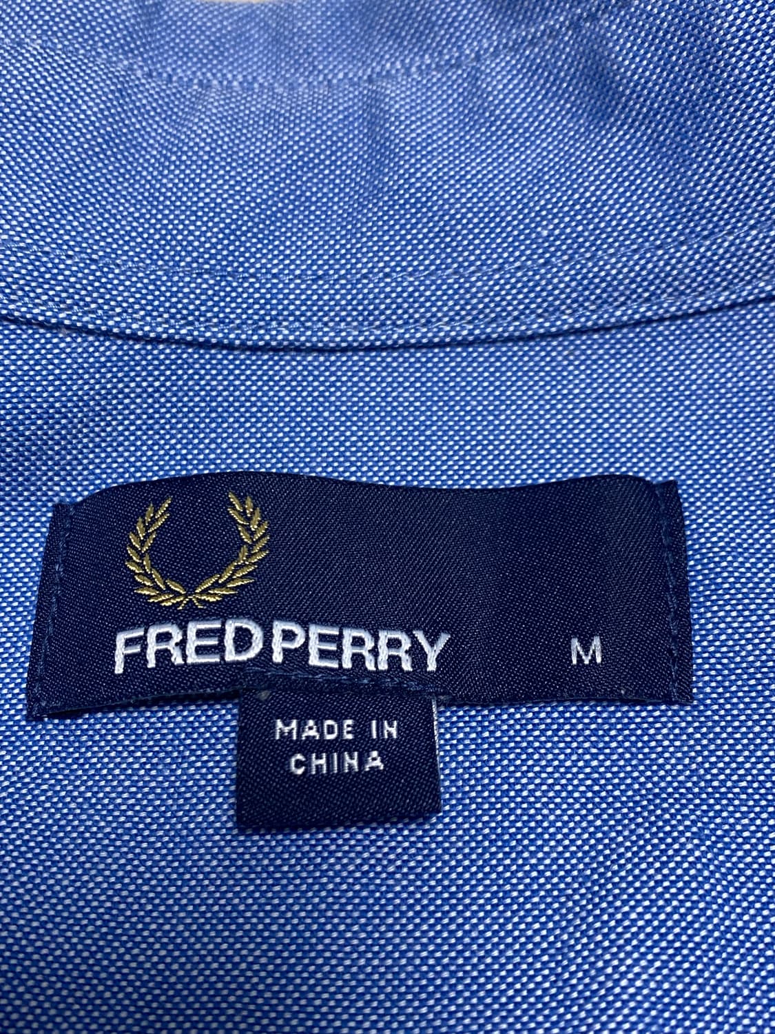 [M정품] 프레디페리 옥스포드 셔츠 블루 상품이미지6
