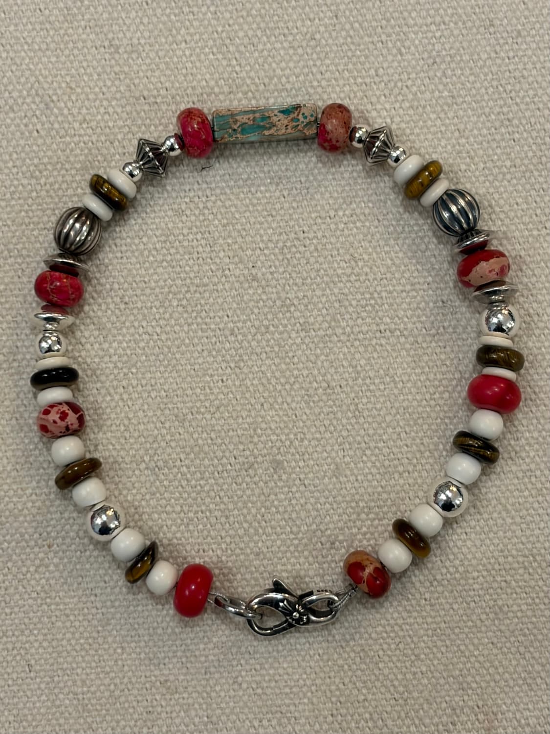 토곰아비 시그니처 믹스 스톤 실버925 팔찌 상품이미지3