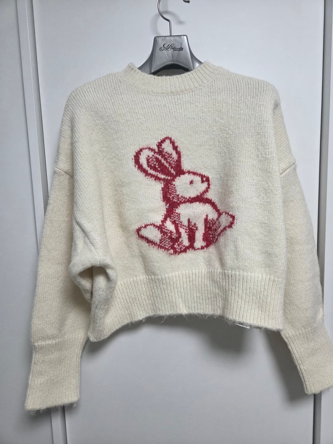 자라 크롭 토끼 니트 S 상품이미지1