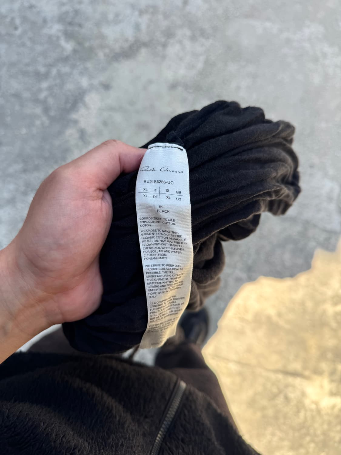 21ss Rick Owens Double Layer Short T  상품이미지5