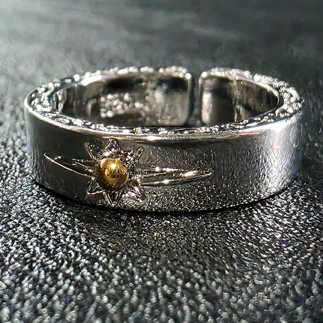 Ra 실버 남자 엔틱 빈티지 명품 고대 고딕 태양 반지 상품이미지3