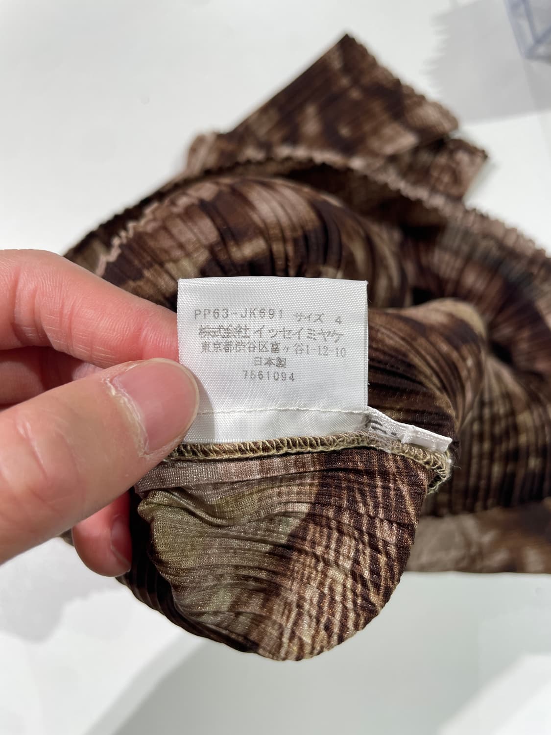 플리츠 플리즈 브라운 커피빈 슬리브리스 탑 상품이미지8