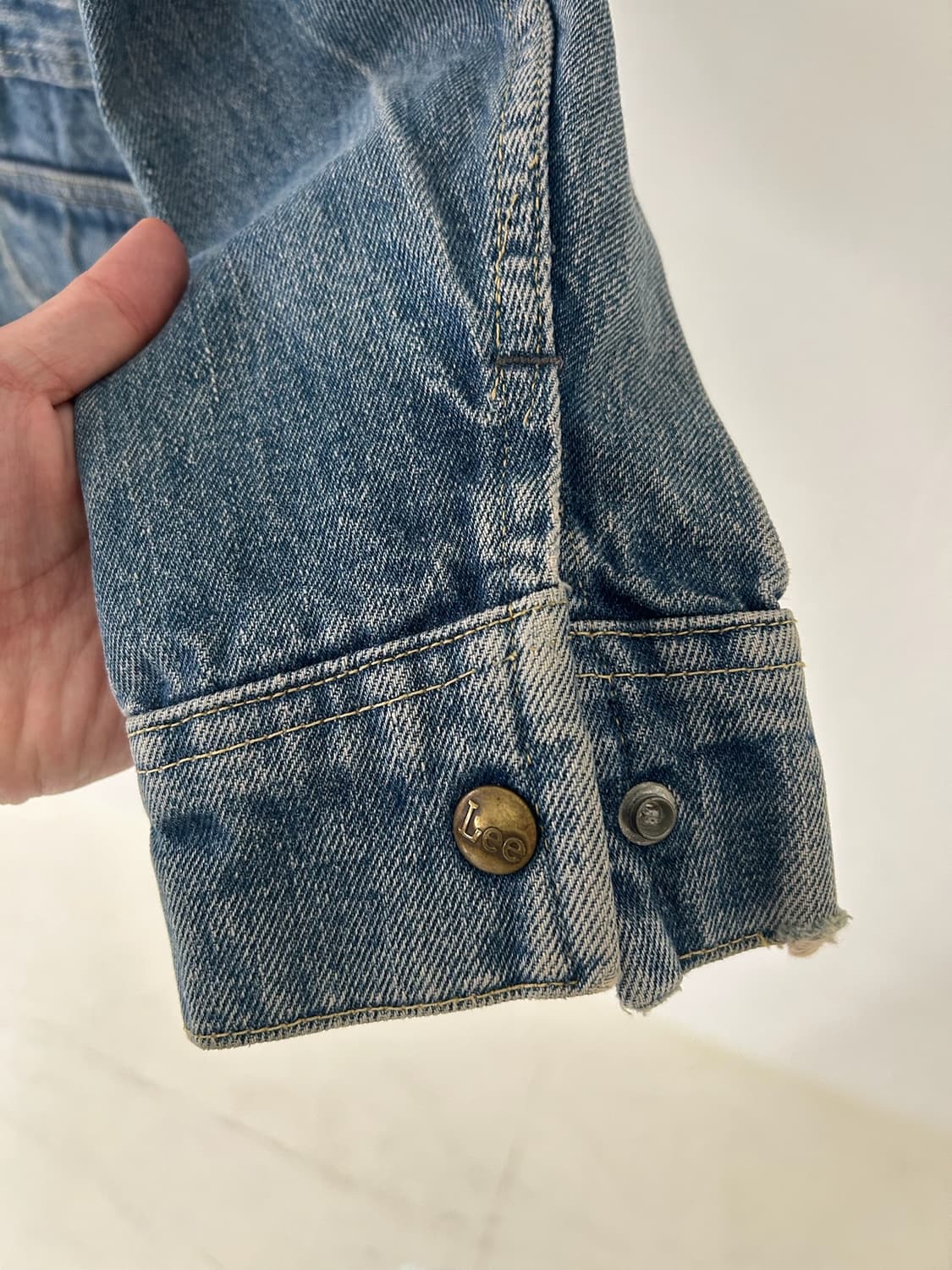 70's Lee Bush denim chore jacket. 상품이미지5