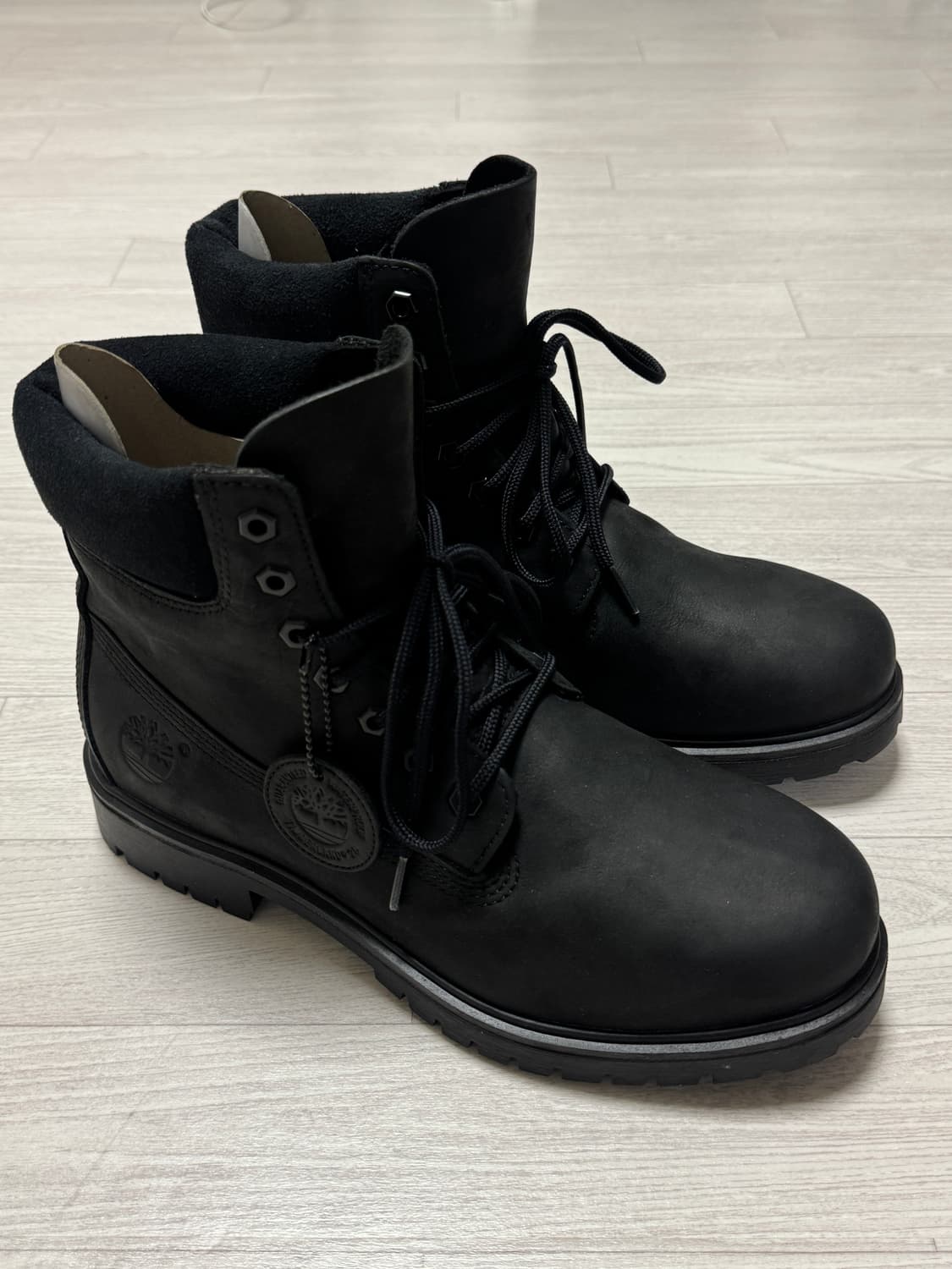 팀버랜드 25 6인치 워터프루프 워커부츠 블랙 270 상품이미지4