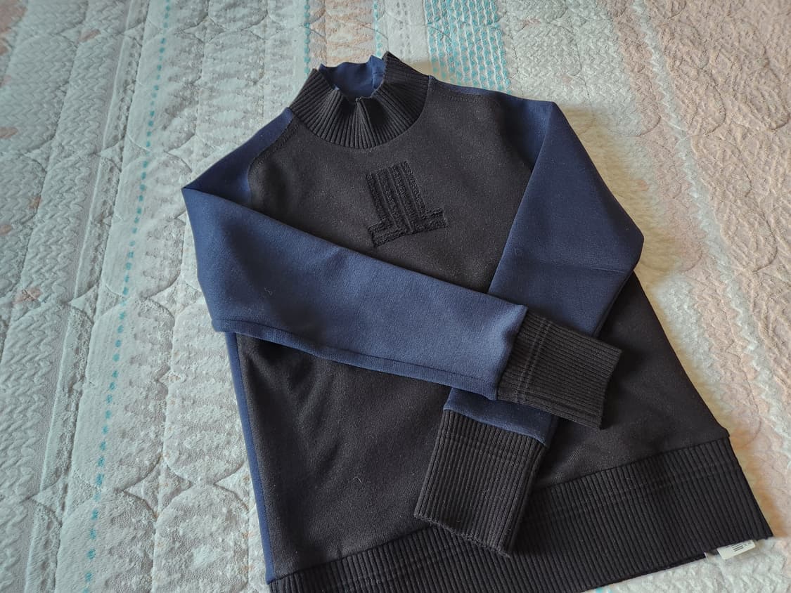 (새상품) LANVIN 랑방 레이어드 방풍 컬렉션 니트 골프 (정가 80 상품이미지1