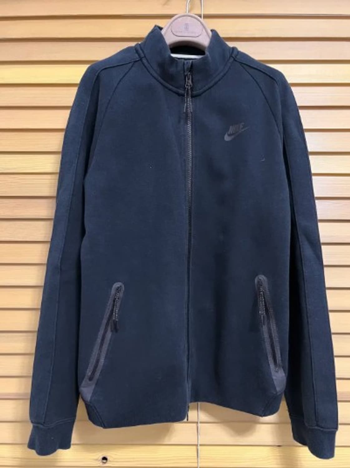 나이키 여성 블랙 코튼집업점퍼 트레이닝점퍼 M 상품이미지2