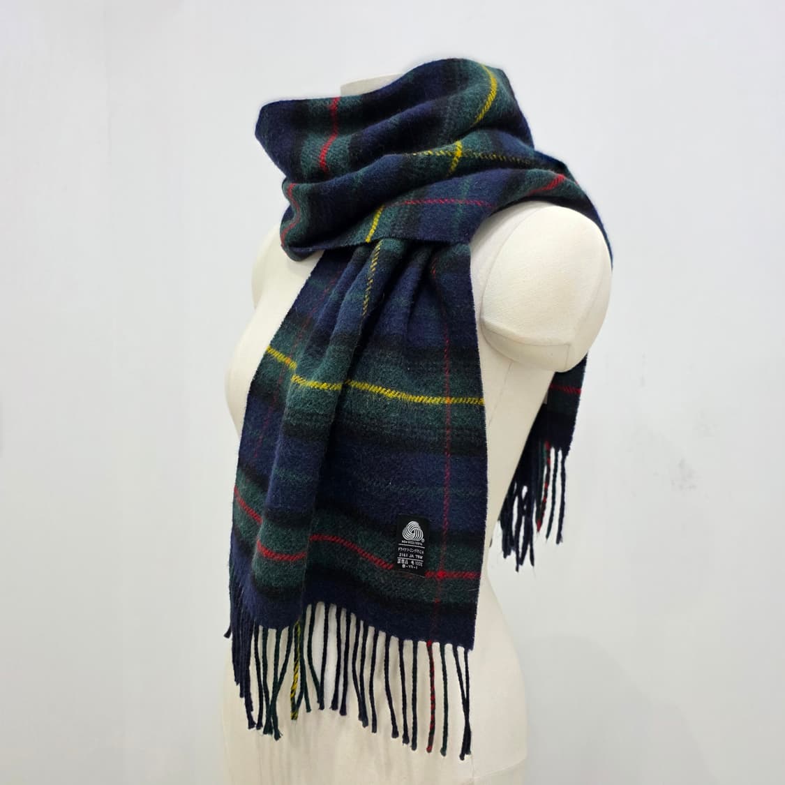 울100% 타탄체크 머플러 상품이미지4