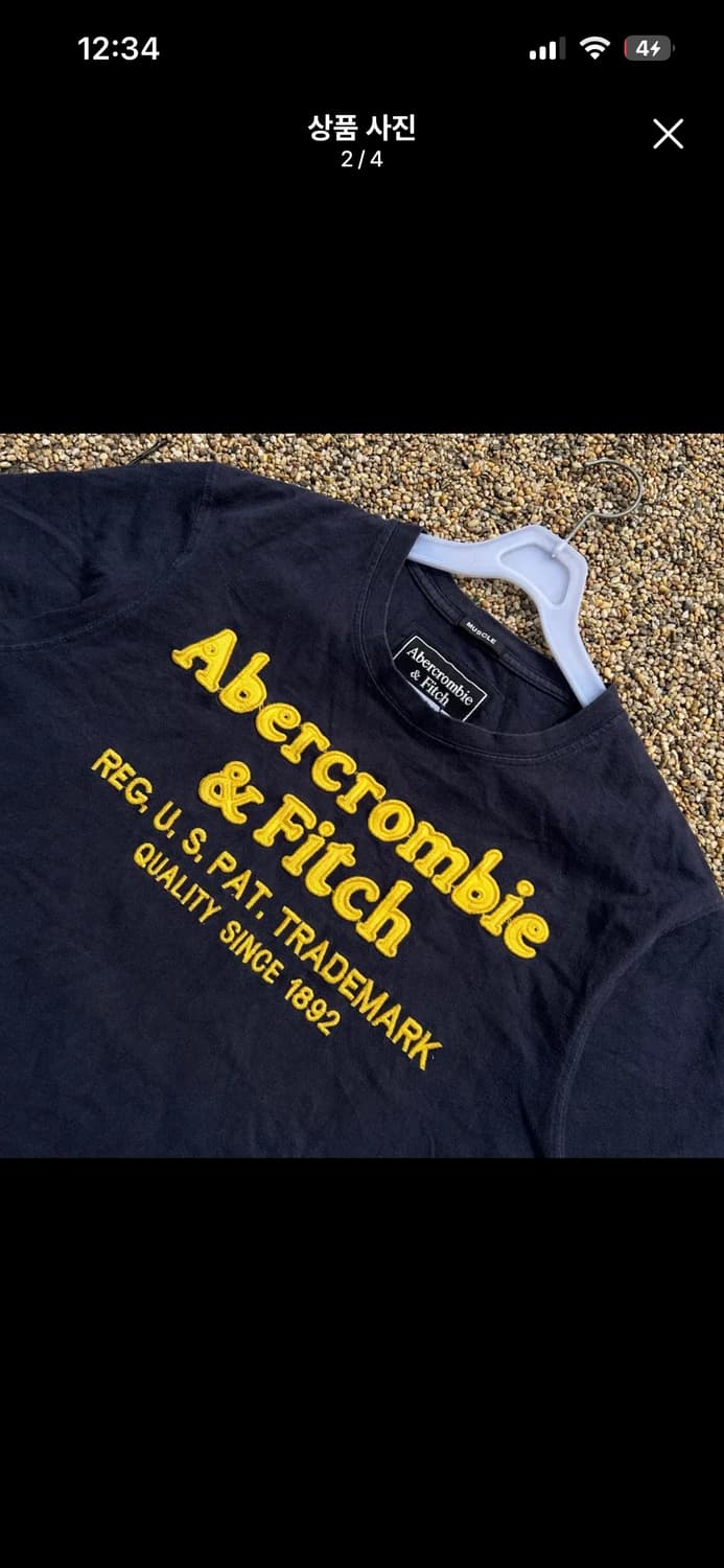 아베크롬비 네이비 반팔티셔츠 상품이미지2