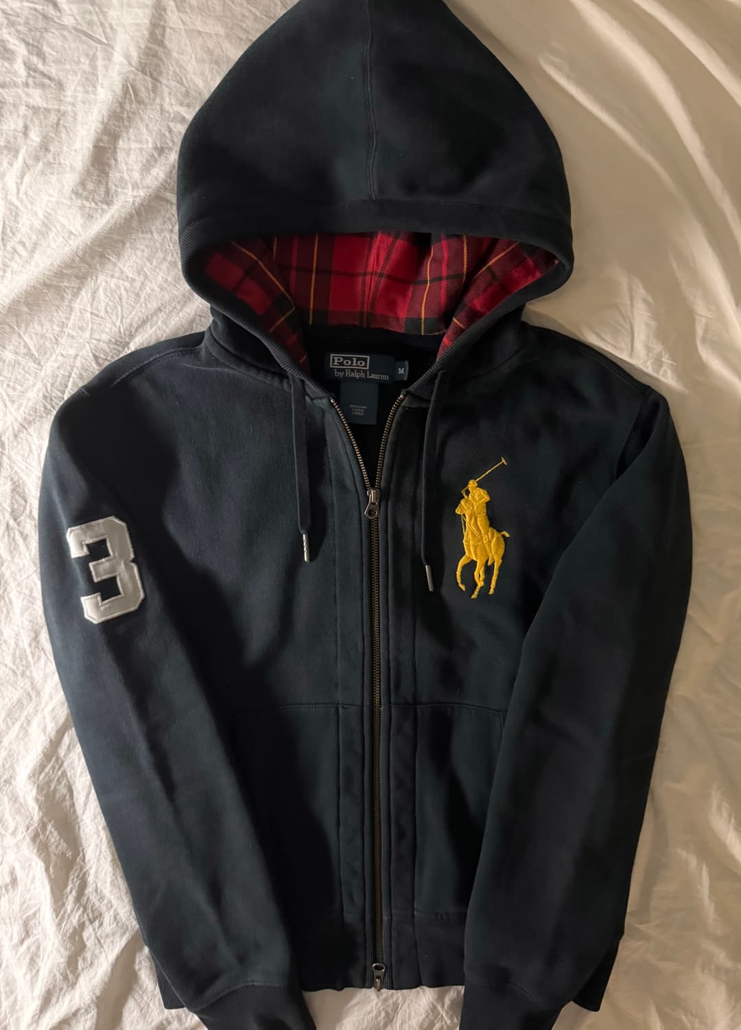 폴로 빅포니 후드집업 블랙 상품이미지2