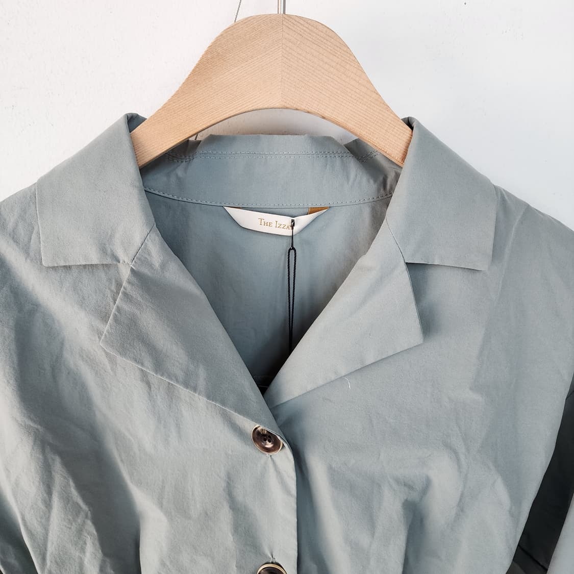 더 아이잗 셔츠 블라우스 민트색 상품이미지5