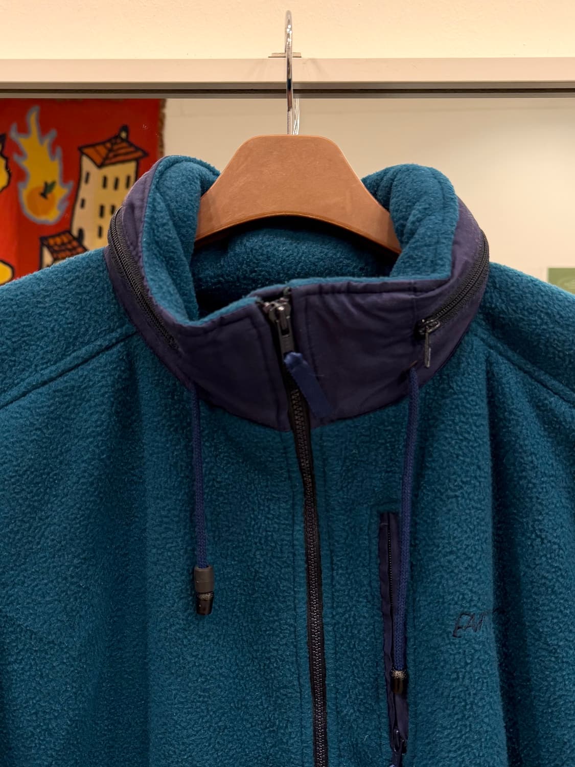 90s Earth Sea Sky 빈티지 폴라텍 플리스 집업 자켓 상품이미지2