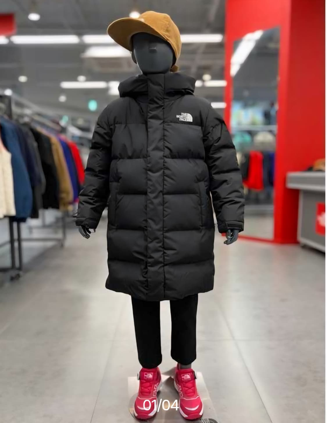 노스페이스 키즈 구스롱패딩 160 상품이미지1