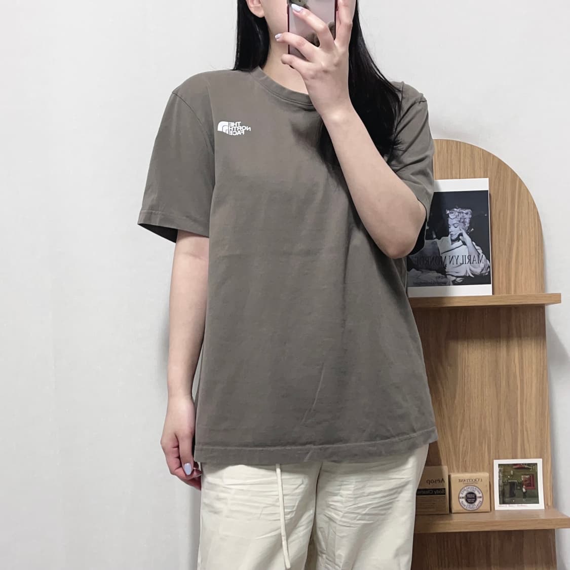 [정품] 노스페이스 카키 반팔티 [ XL ] 상품이미지2