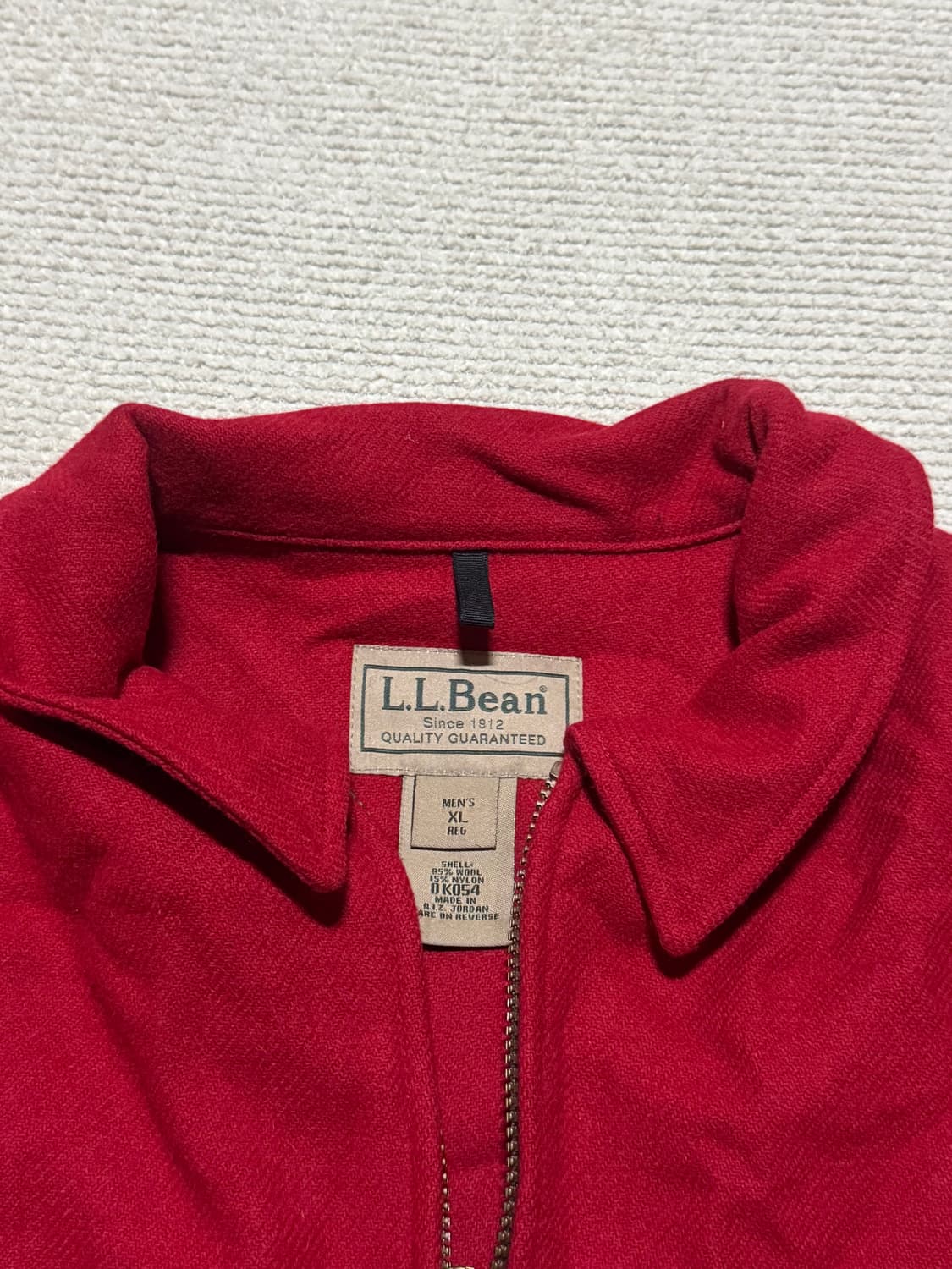 00s 엘엘빈 L.L.Bean Wool Zip Jacket XL 상품이미지3