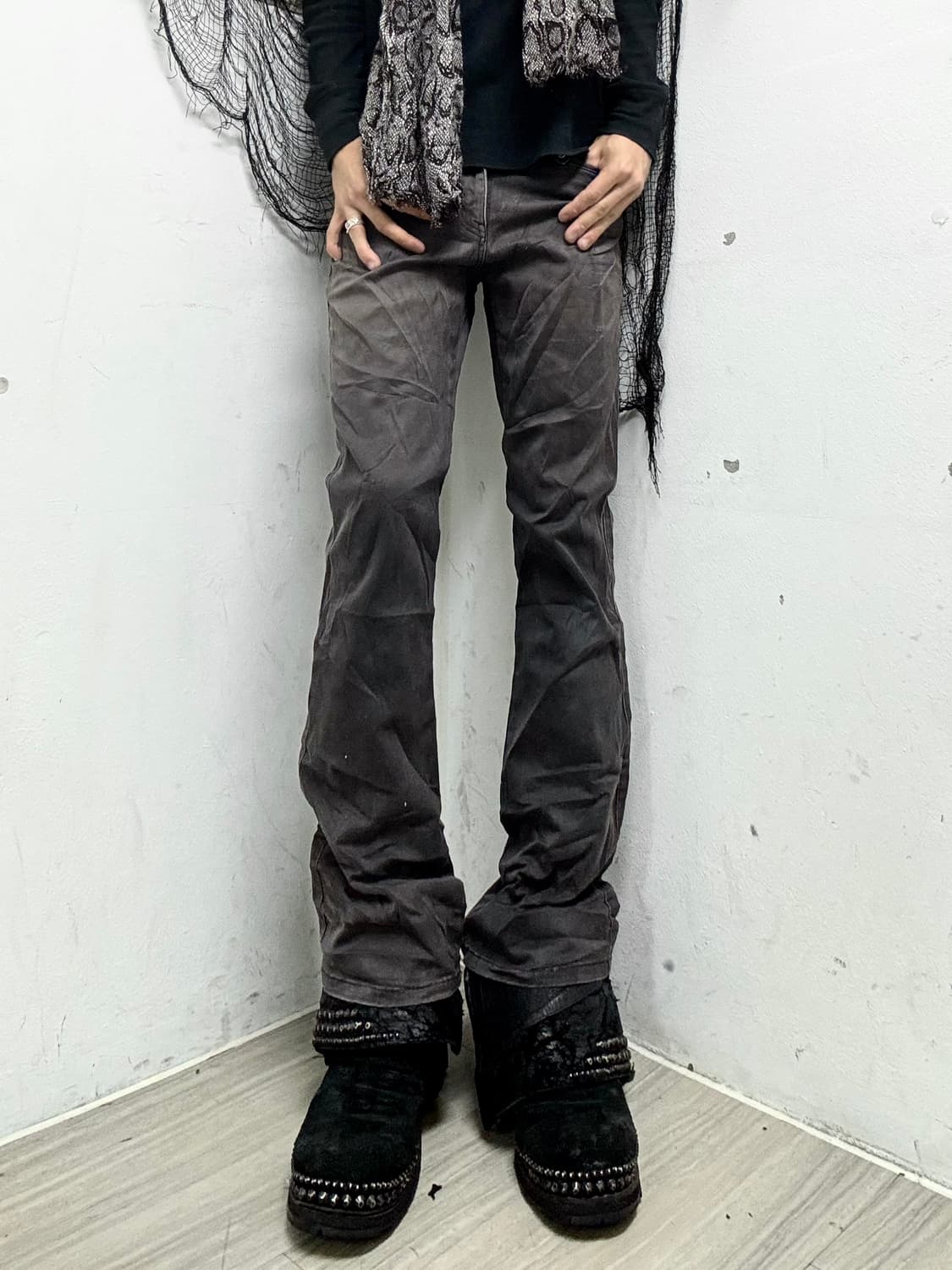 [CAMEL ROAD]Y2K Boots Cut Pants 상품이미지1
