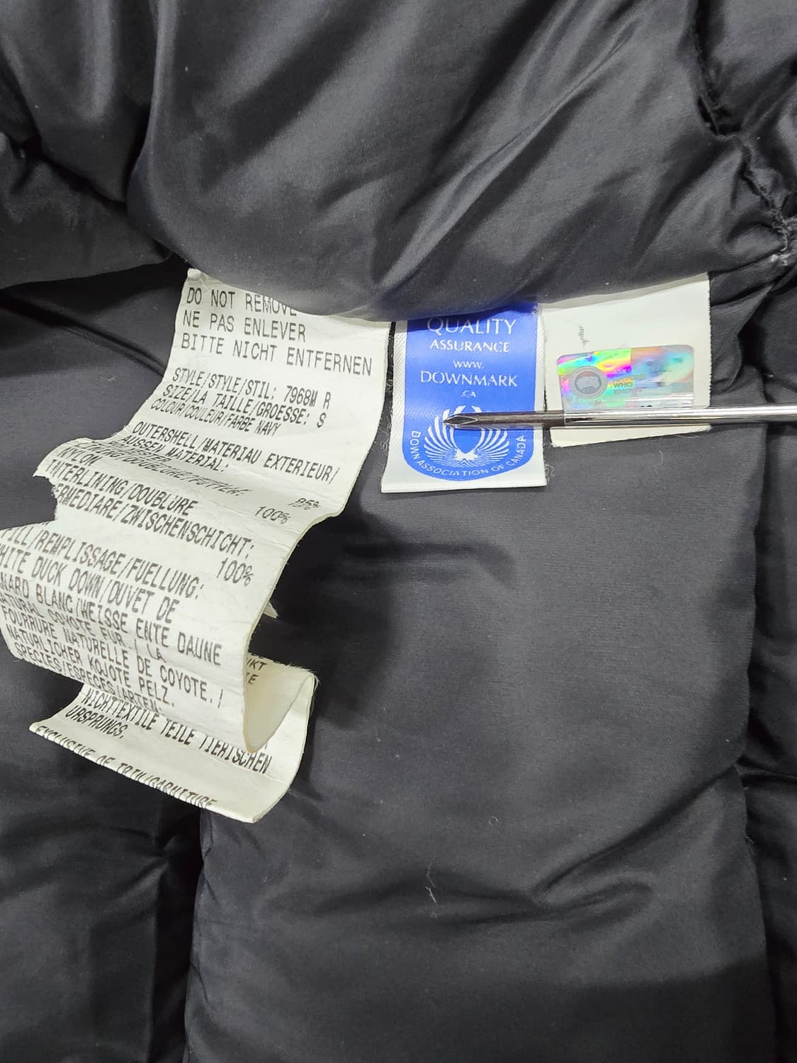 캐나다구스 블랙 패딩 자켓 상품이미지9