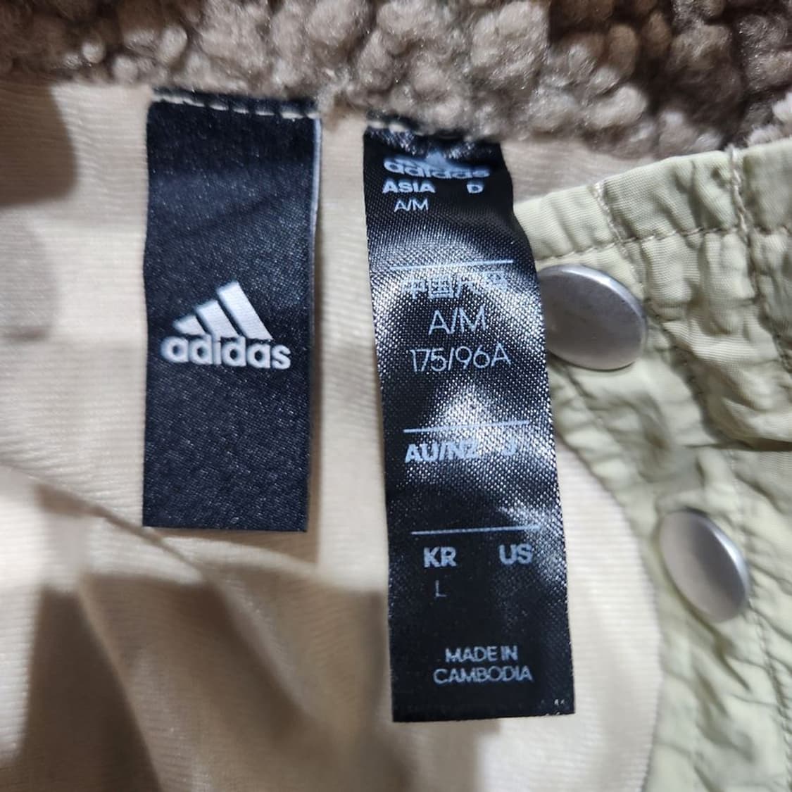 [남L]아디다스 20S 플리스 뽀글이 자켓[Y62-090] 상품이미지8