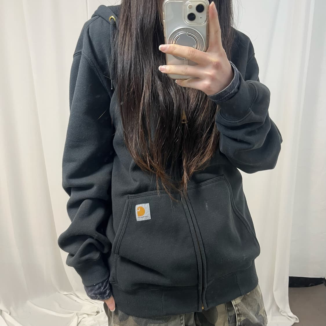 Carhartt Hood Zip-Up 상품이미지3