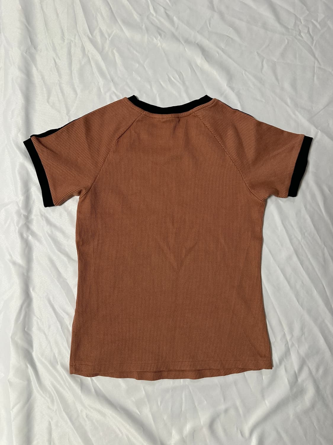 아디다스 로즈브릭 삼선 슬림 티셔츠 반팔 M (55) 상품이미지3