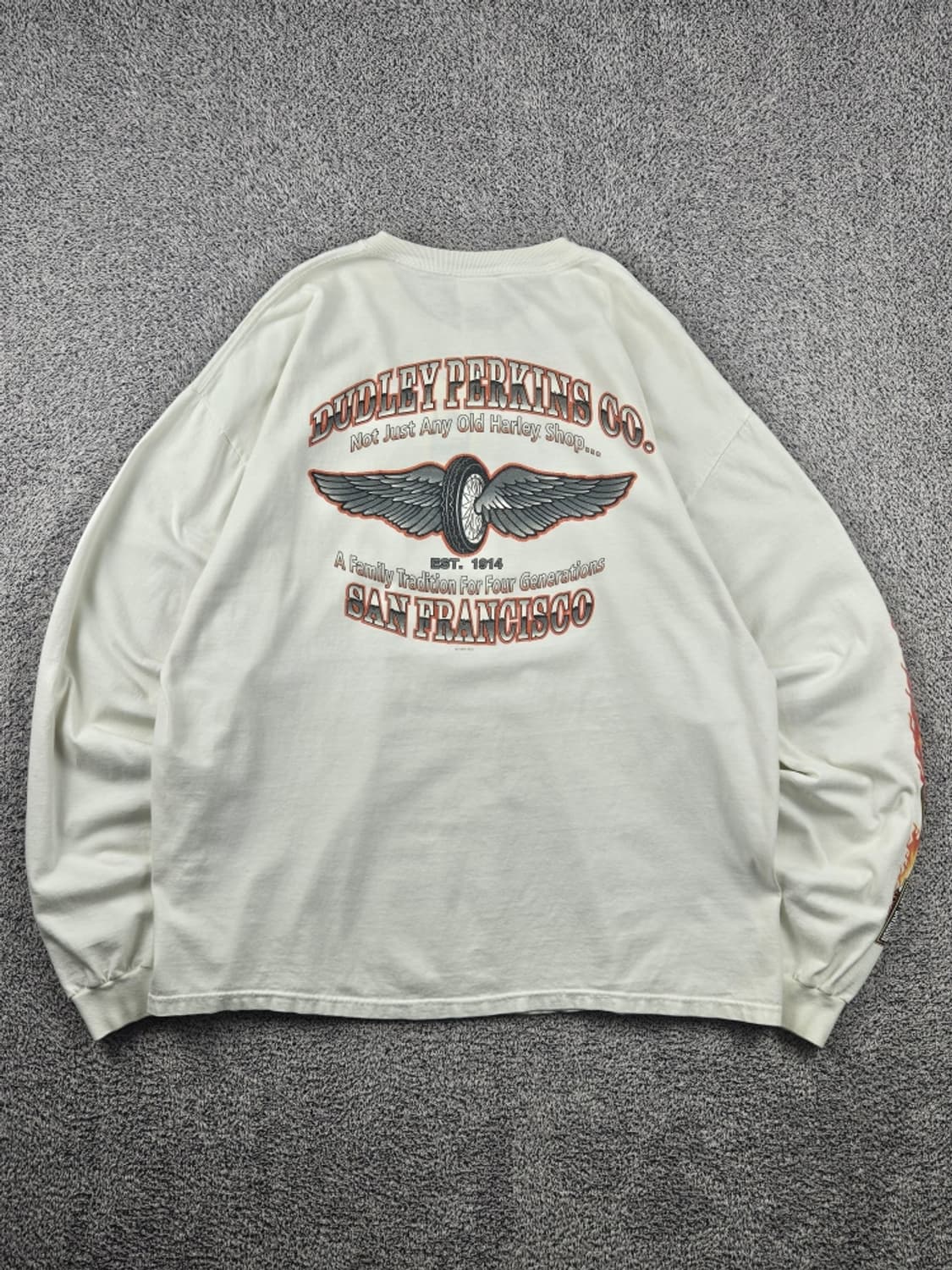 할리데이비슨 더들리 퍼킨스 컴퍼니 롱 슬리브 ( 2XL ) / 11626 상품이미지1
