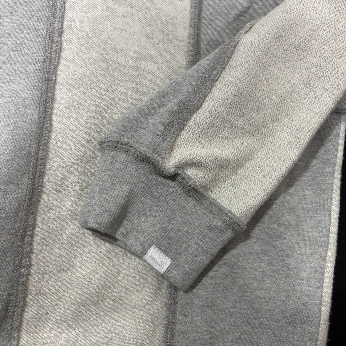 L 노매뉴얼 그레이 리버스 리버시블 맨투맨 상품이미지4