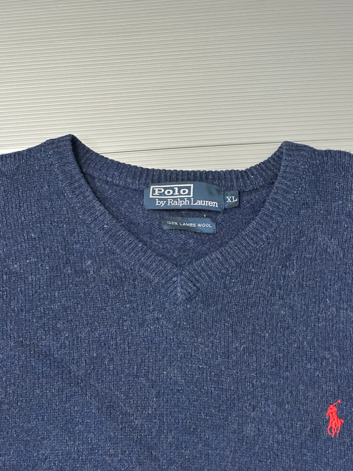 폴로 랄프로렌 브이넥 긴팔 니트 XL 상품이미지4