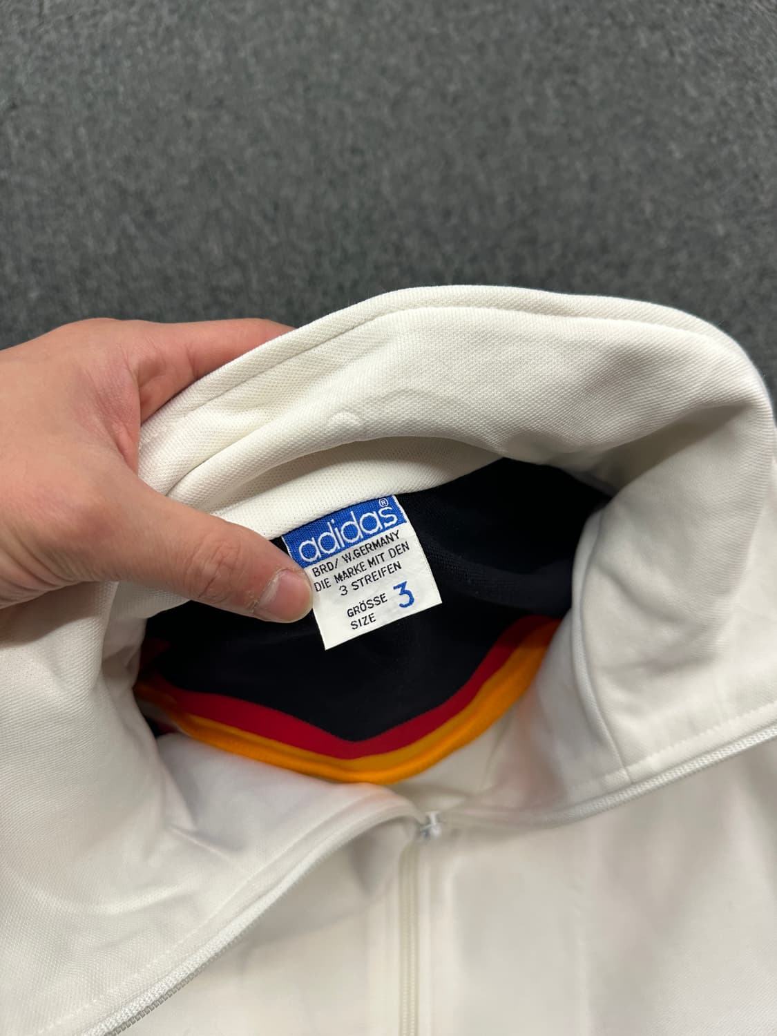 80s 아디다스 독일 서독 져지 집업 상품이미지5