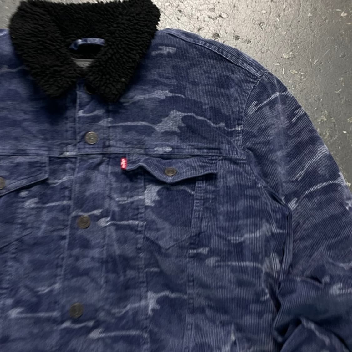 100 리바이스 카모 쉐르파 자켓 상품이미지2