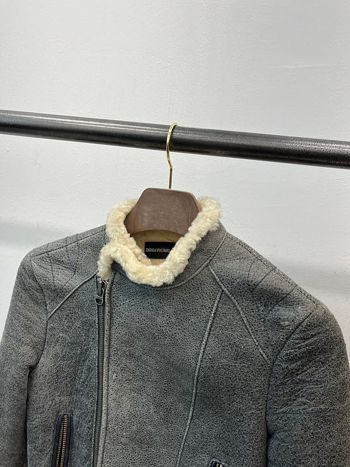 여) 쟈딕앤볼테르 양털 무스탕 자켓  상품이미지4