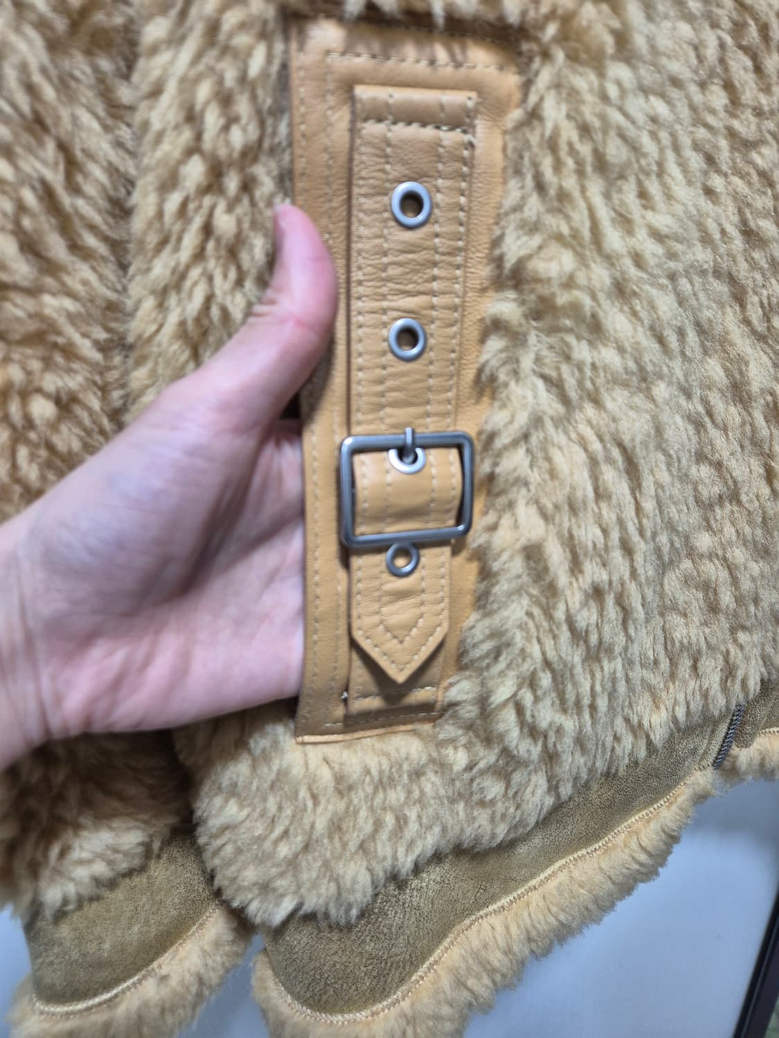 (세일)(새상품)앤더슨아뜰리에 퍼 무스탕 자켓 상품이미지6