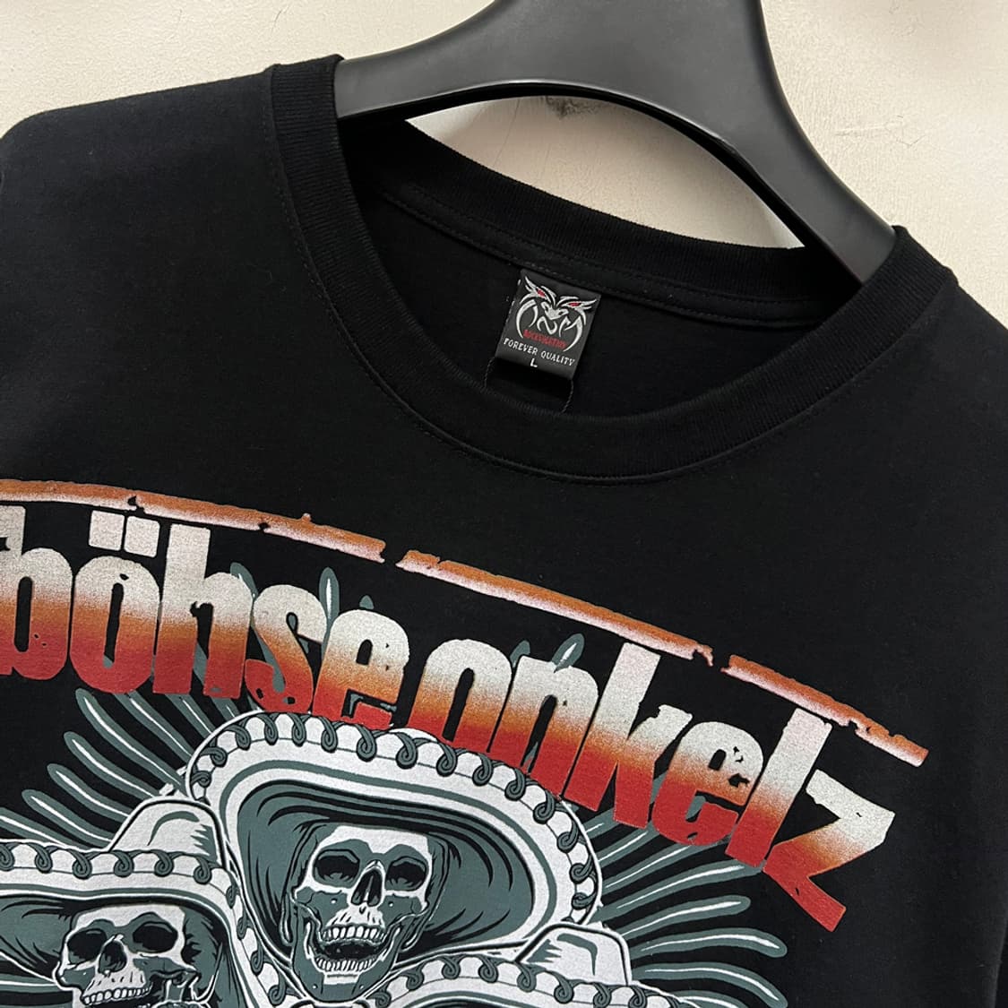 Rock Volution 락볼루션 뵈제 옹켈츠 락밴드 반팔티 L 상품이미지3