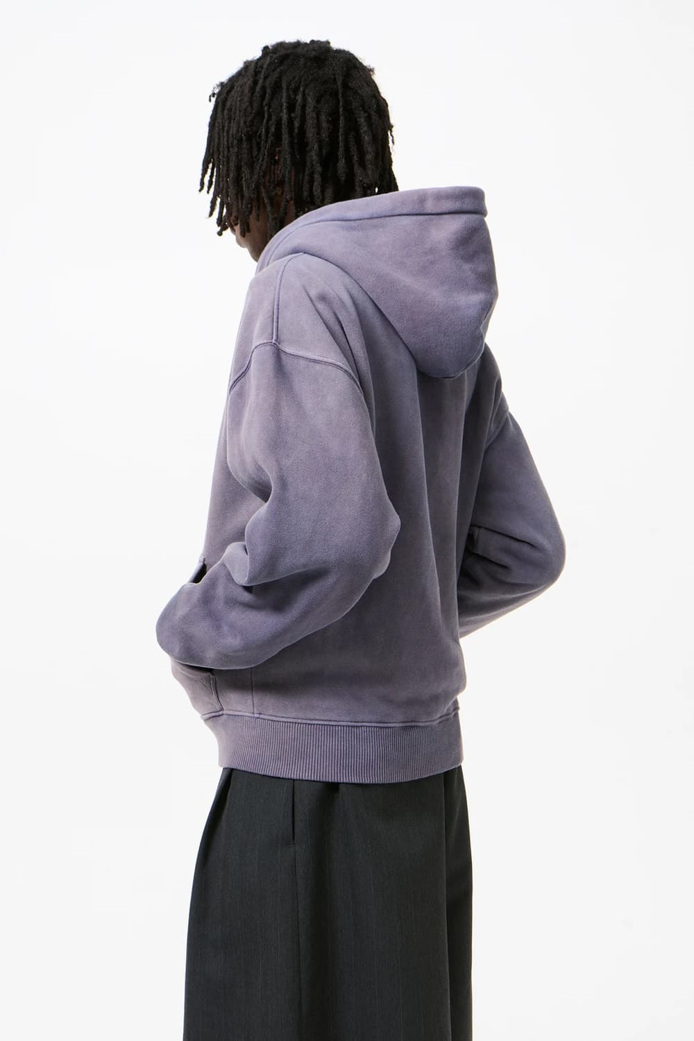 [48,50,52]아워레가시 26ss RASCAL 워싱 후드집업/퍼플 상품이미지4