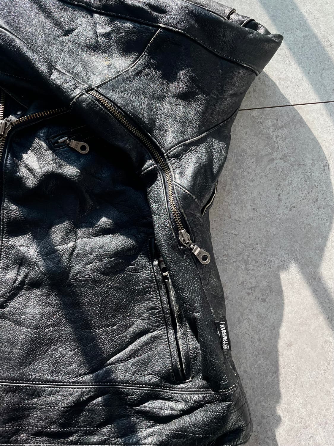 빈티지 야마하 스타모터사이클 더블라이더자켓 상품이미지6