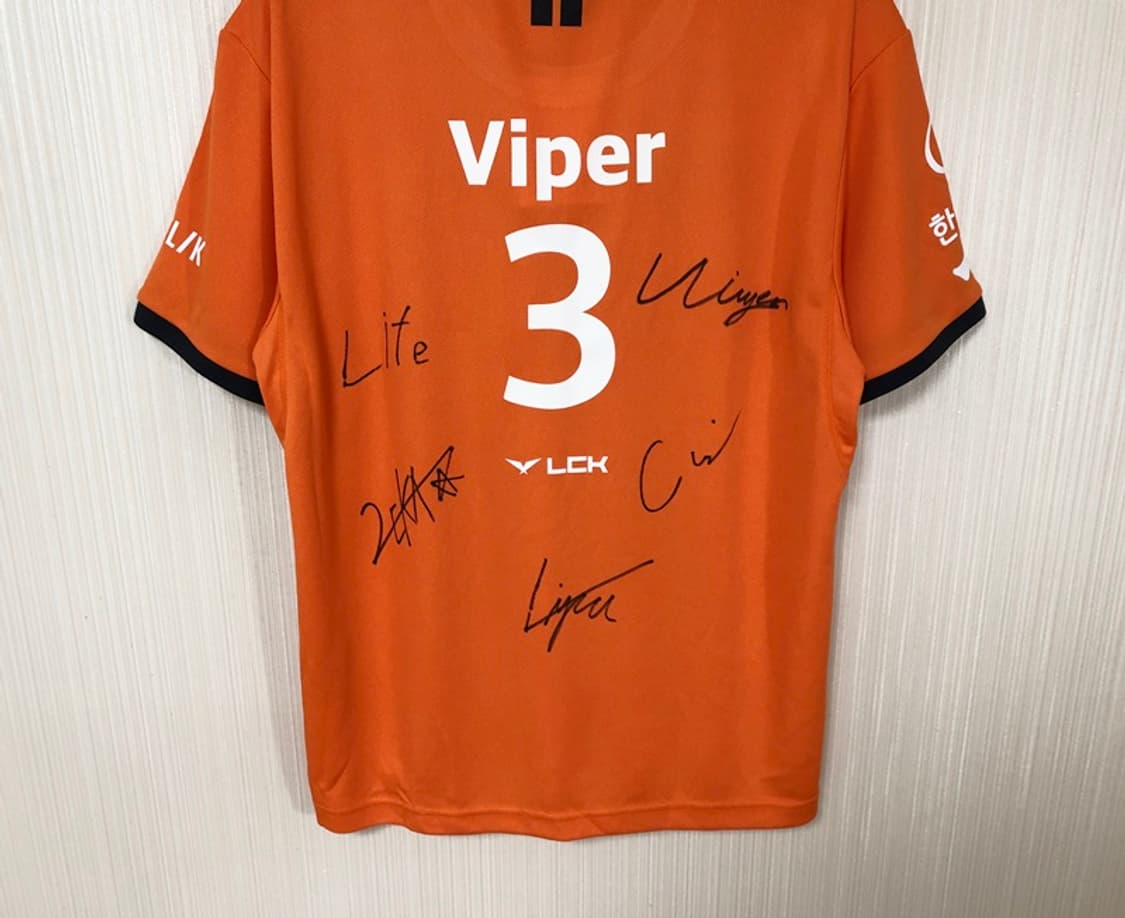 코오롱스포츠 한화생명e스포츠(HLE) 24 월즈유니폼 105 Viper 상품이미지10