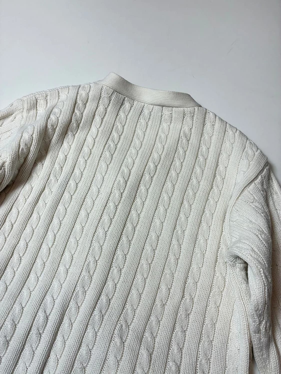 폴로 랄프로렌 00's 꽈배기 코튼 니트 가디건 PN8623 상품이미지5