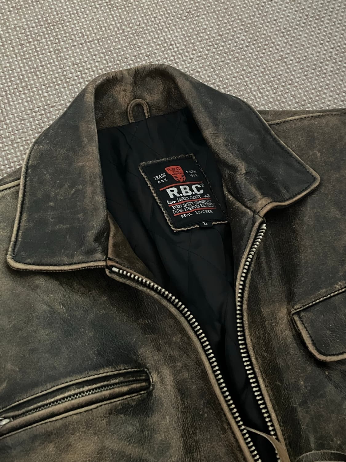 RBC / 라이더 자켓 / 브라운 상품이미지2