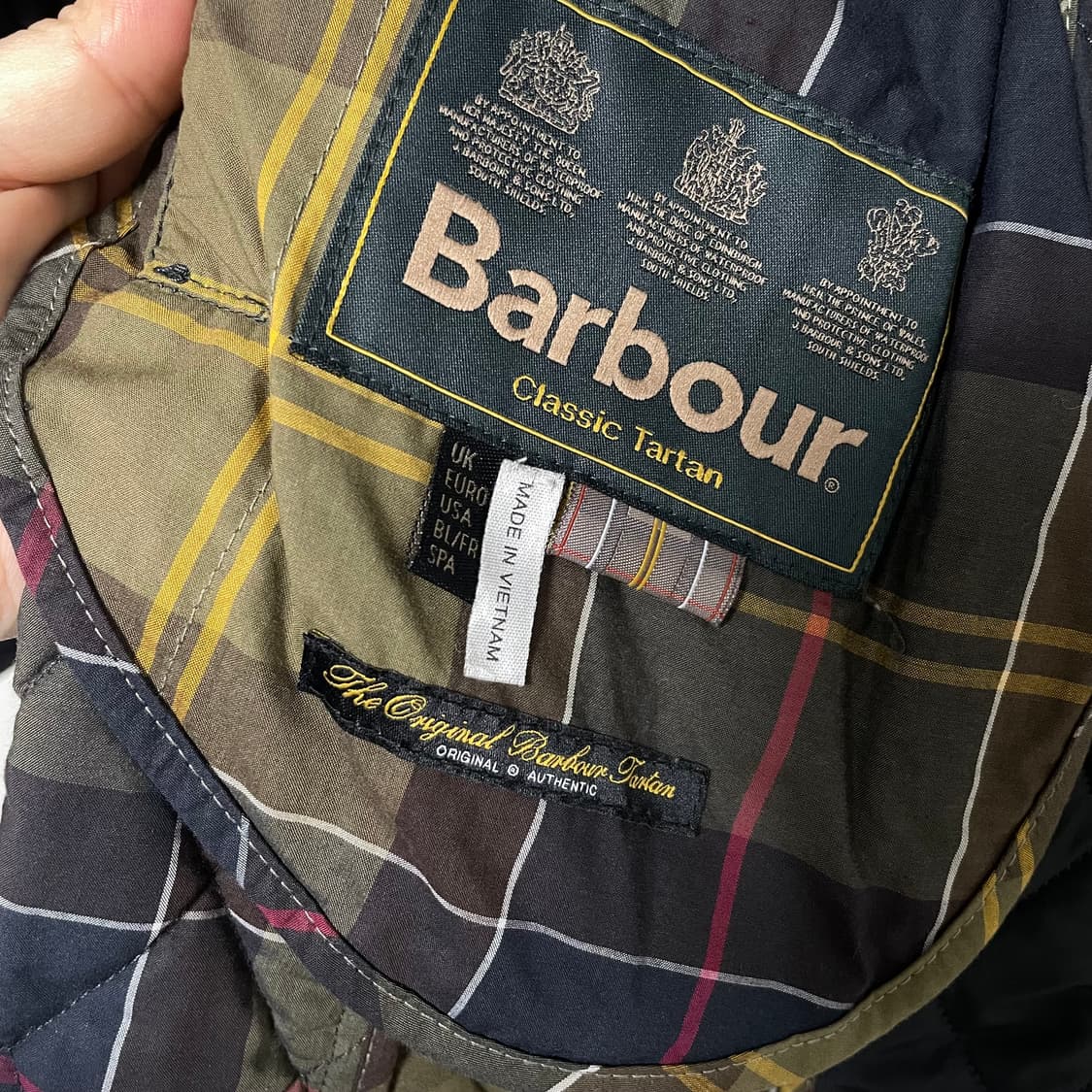 바버 퀼팅 코트 자켓  상품이미지2