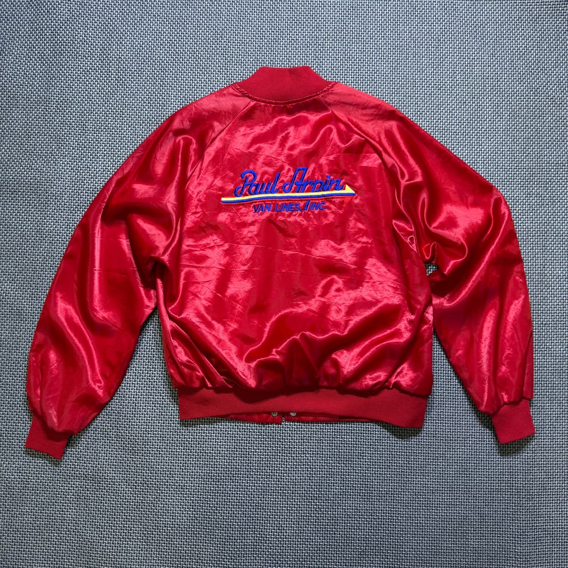80s USA 사틴 베이스볼 점퍼 상품이미지6