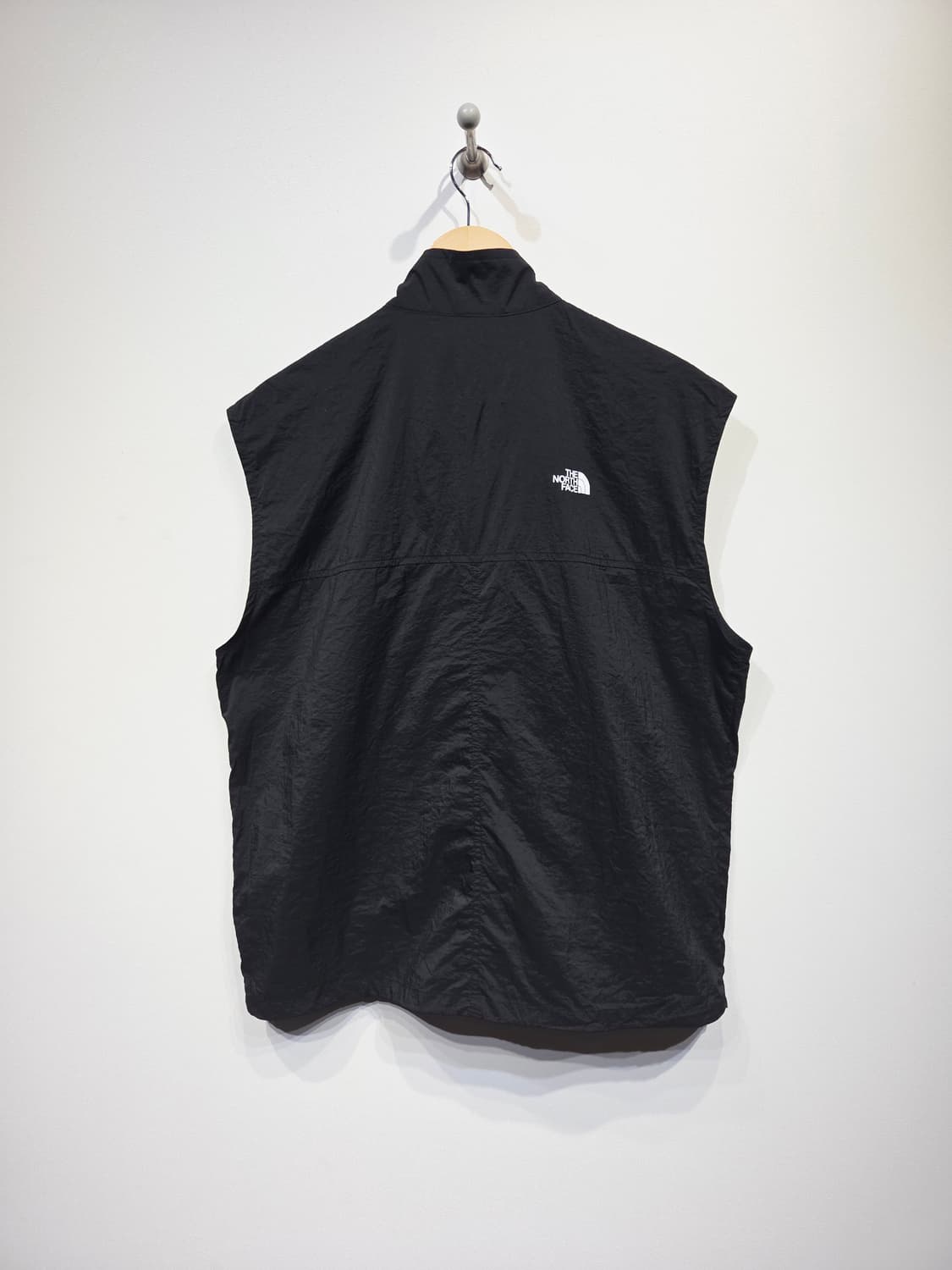 100(L). 노스페이스 블랙 나일론 포켓 베스트 상품이미지5