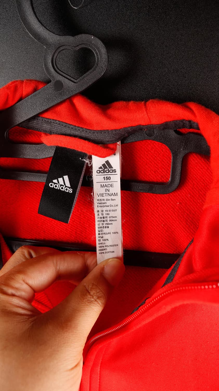 아디다스 레드 후드져지 상품이미지4