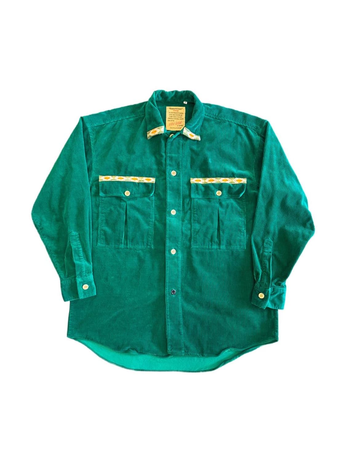 Vintage corduroy shirts green 상품이미지1