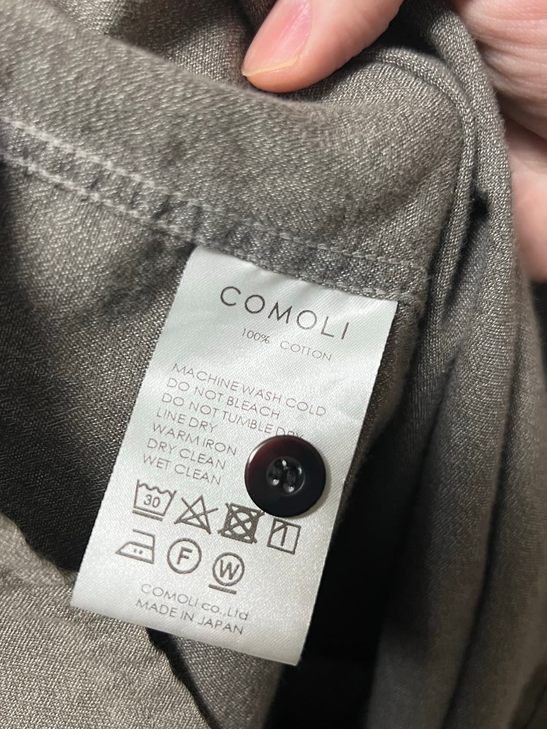 코모리 Comoli 22SS 셔츠 4 상품이미지3