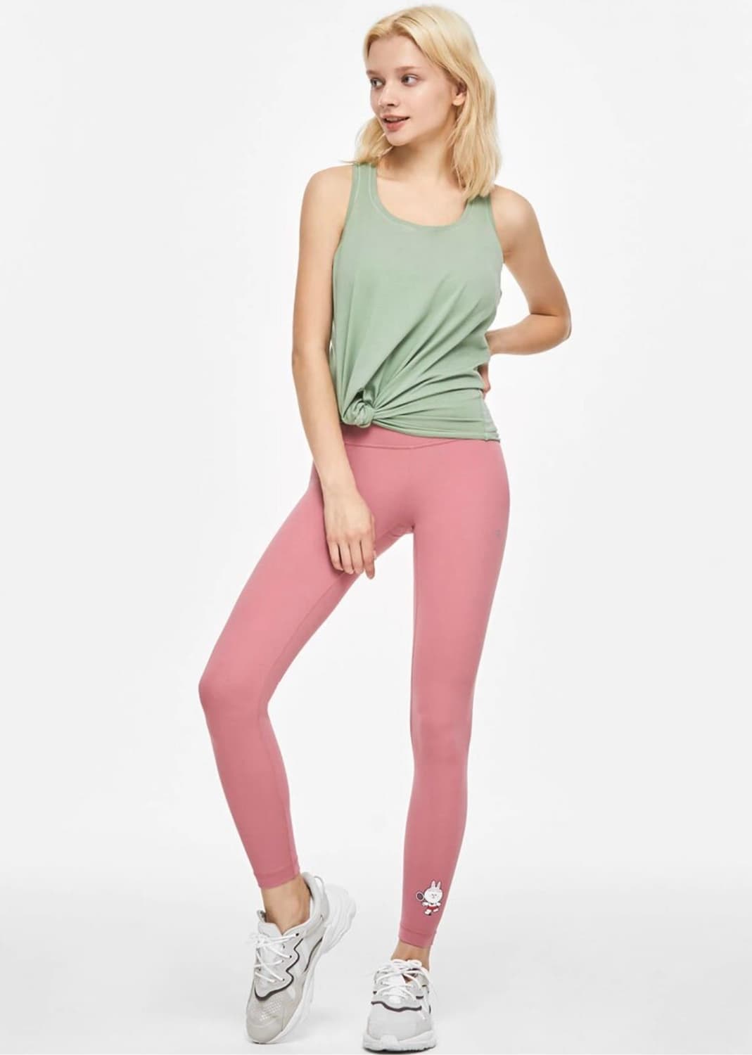 (미착용, 새상품) 뮬라웨어 라인프렌즈 브라운앤프렌즈 원마일 레깅스 상품이미지1