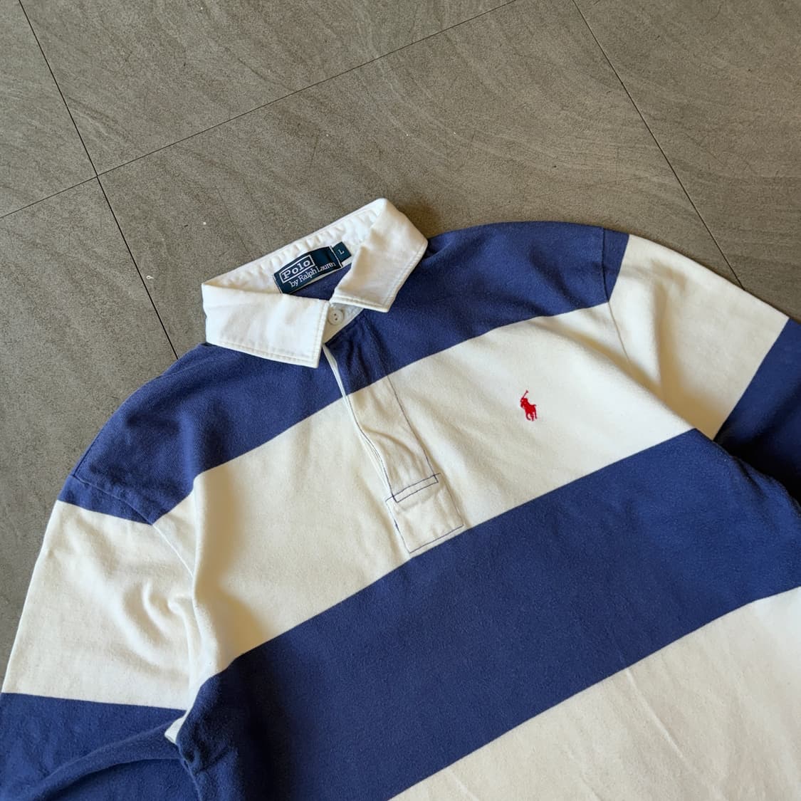 폴로 정품 아이코닉 럭비 티셔츠 럭비티 상품이미지2