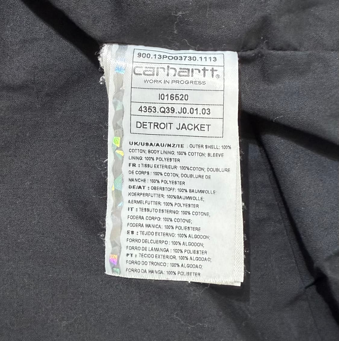 칼하트 WIP 디트로이트 자켓 상품이미지6