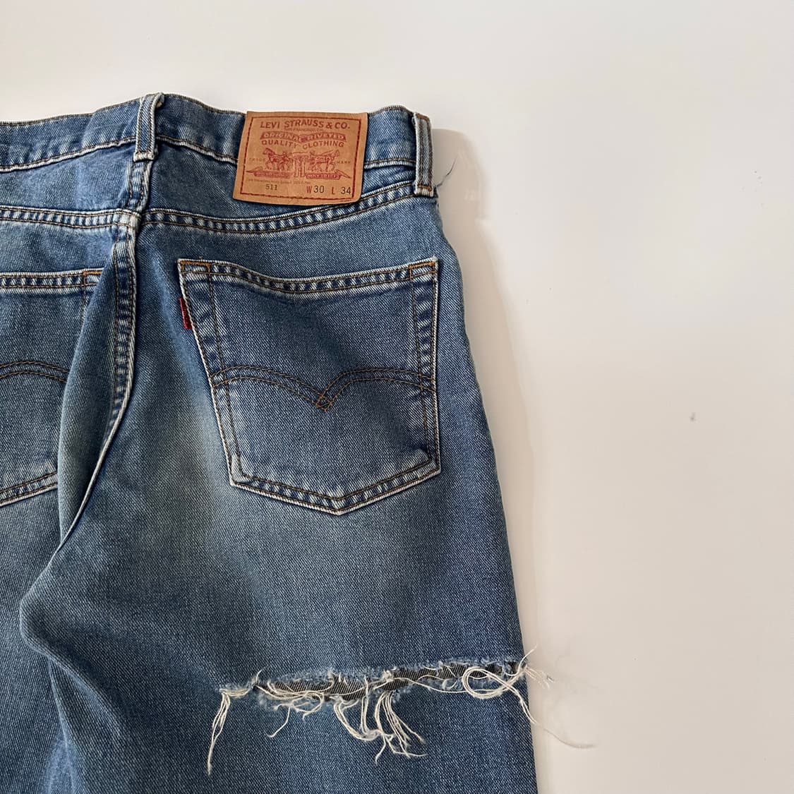 90‘s 리바이스 511 levis 리메이크 데님팬츠 상품이미지8