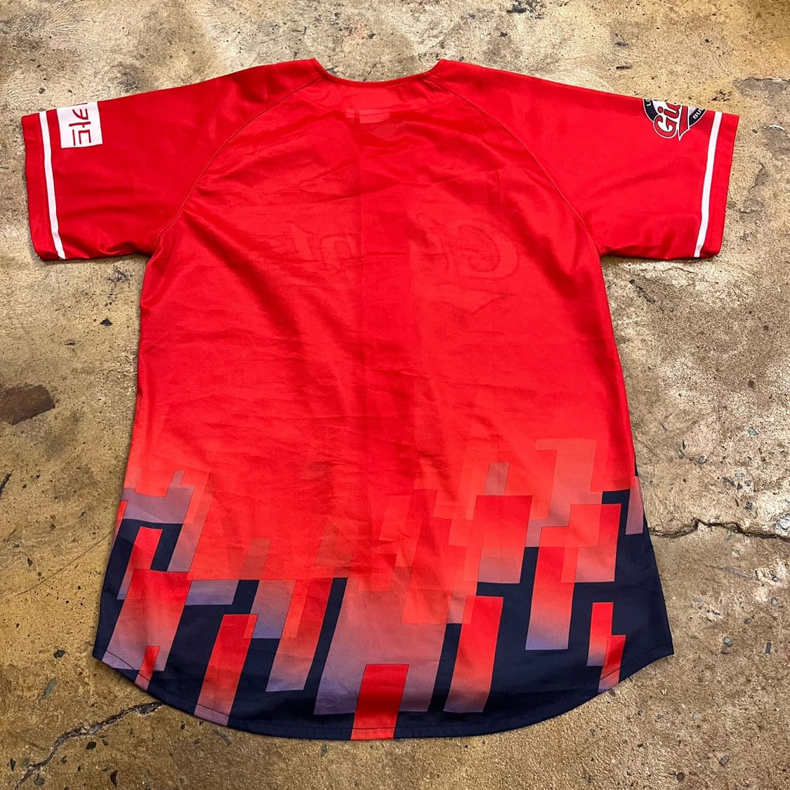 [정품/XL] 롯데자이언츠 동백 유니폼 레드 b8 상품이미지3